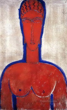 gran busto rojo leopoldo ii 1913 Amedeo Modigliani Pinturas al óleo